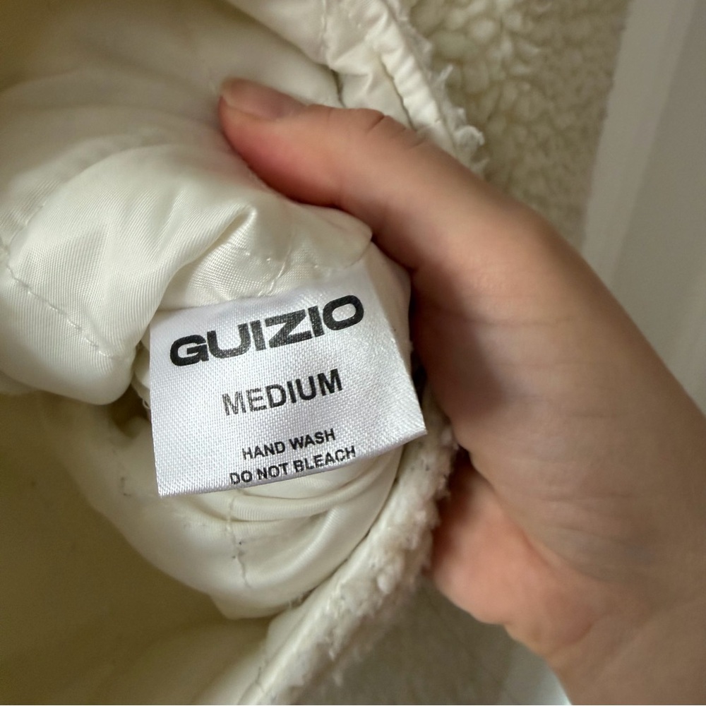 GUIZIO oversized Sherpa button up jacket - Picture 4 of 5